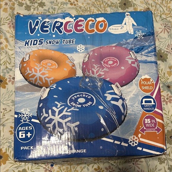 Verceco Inflatable Snow Tube Set - Picture 3 of 3
